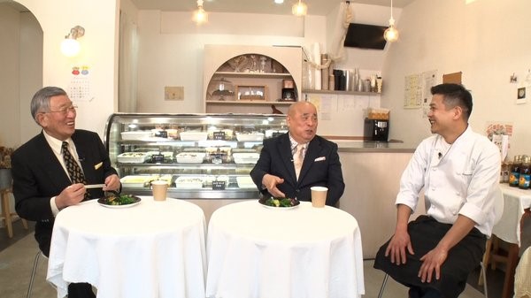 府内農畜産物を味わう中川会長